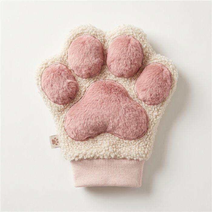 Mochi the Cat plush paw bath mitt
